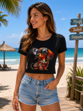 Damen Crop Top Mojacalifornia